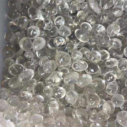 天然白水晶碎石大颗粒滚石鱼缸装饰摆件盆景石造景石扩香石