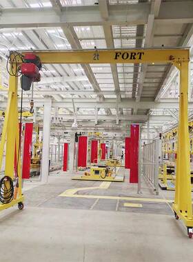 FT5-0.5出售小型门式龙门架性能稳定简易手推可移动龙门架