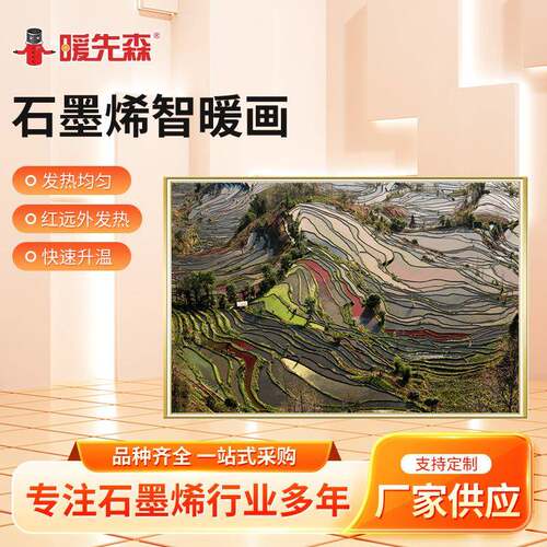 欧式复古石墨烯墙暖壁画取暖器速热电暖画省电壁挂式电暖器电热板