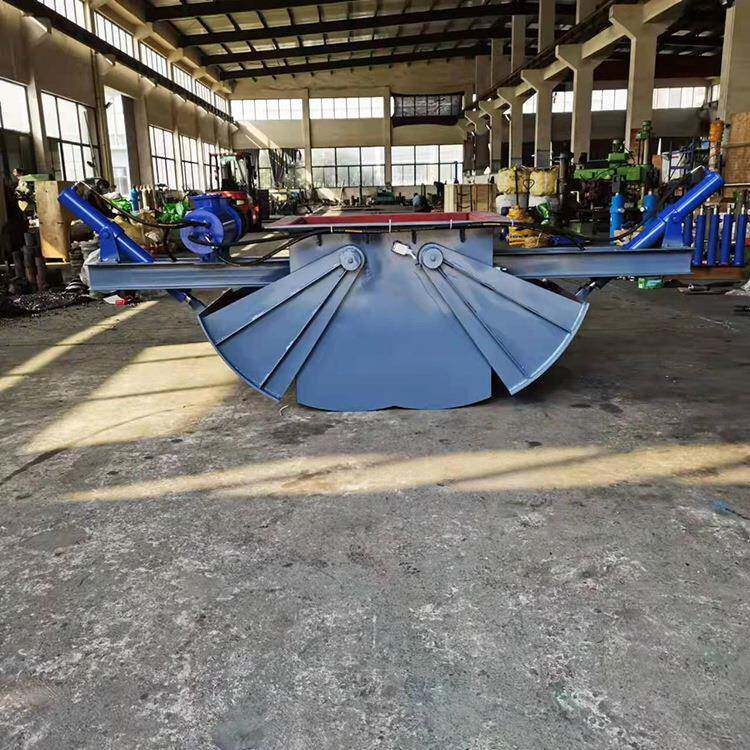 哈威重工供应优质钢板粉尘小颗粒卸料闸门弧形鄂式闸门