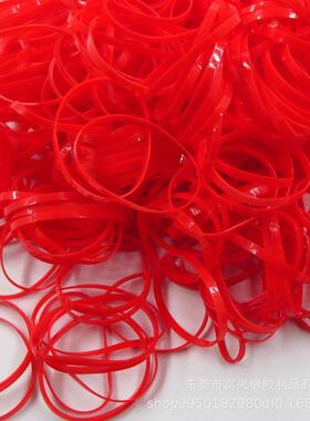 红色耐高温100℃防老化胶圈TPU橡皮筋MB-4024皮筋皮圈橡筋丈巾