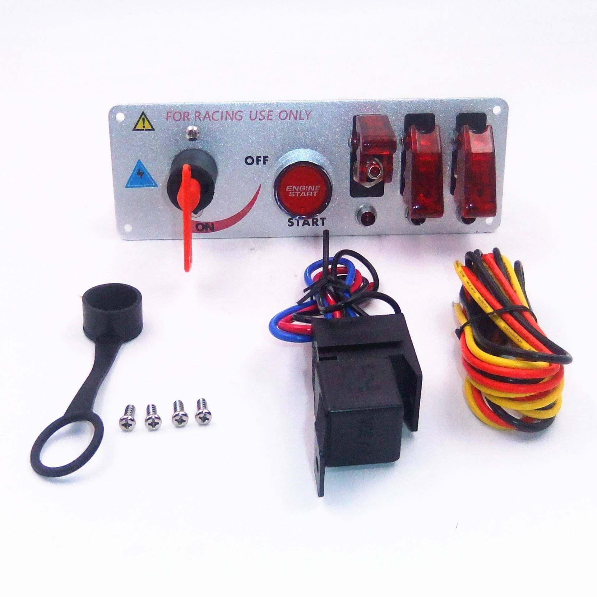 3+2汽车赛车改装碳纤面板组合开关3位拨动1位启动点火开关面板,收纳整理,烫衣板及配件,淘宝优惠券,粉丝福利购,淘宝优惠卷