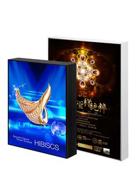 工厂现货卡布灯箱+UV软膜认证齐全CEUL餐饮广告牌灯箱