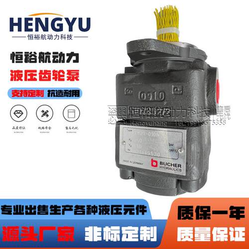 布赫液压泵BUCHER齿轮泵QXM21-010MQXM31QXM41QXM51QXM61油泵