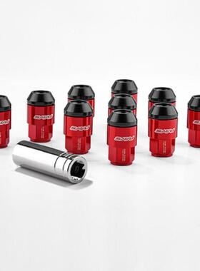 含税20pcs锻造螺帽螺母铁+铝二合一螺母42mm长Hex:19mm12*1.25