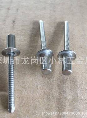 304不锈钢封闭防水抽芯铆钉GB12615全钢封闭型扁圆头抽芯铆钉