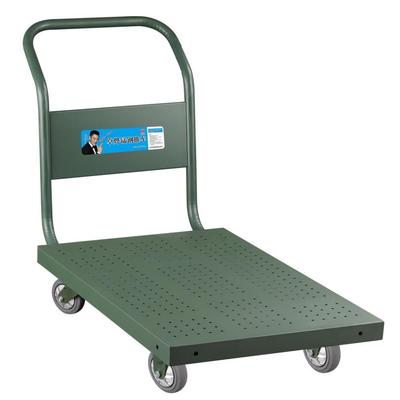 卓烨锰钢铁推车静音省力载重板车货物搬运平板车仓库拉货拖车