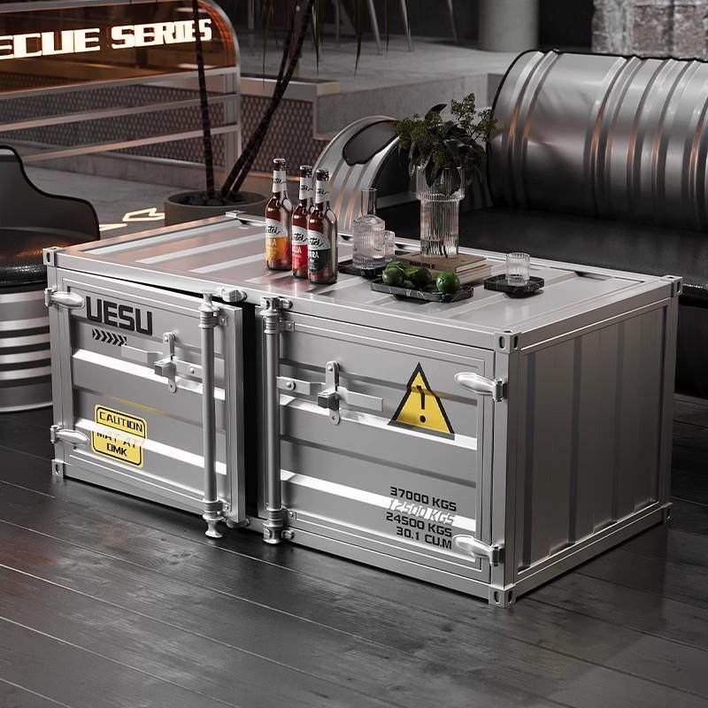 工业风茶几集装箱储物柜网红办公室休息区创意铁艺收纳矮柜边柜子,纺织面料/辅料/配套,纺织机械配件,淘宝优惠券,粉丝福利购,淘宝优惠卷