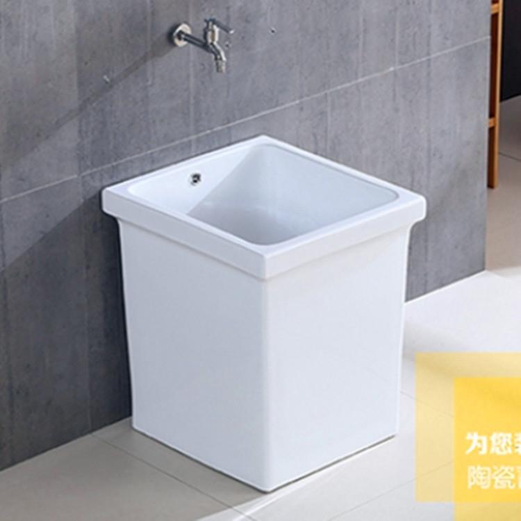 家用厨房陶瓷水缸蓄水池灶台石板台镶入式厨房四方陶瓷储水池水桶