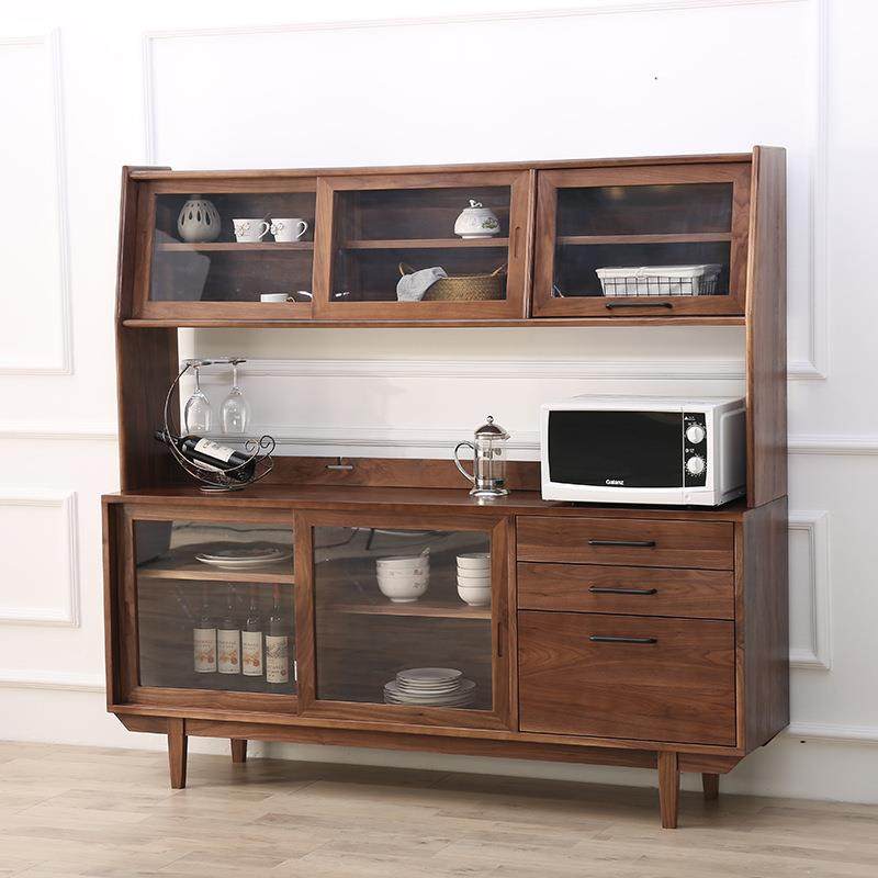 北欧黑胡桃木移门玻璃储物柜现代简约式轻奢收纳柜白橡木餐边柜,机械设备,其他机械设备,淘宝优惠券,粉丝福利购,淘宝优惠卷