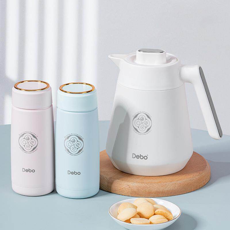徳铂保温水壶家用316不锈钢内胆热水壶保温杯套装保温瓶恒温