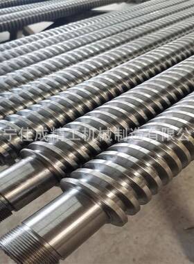 大型机床梯形丝杆加工Tr50T60T70螺距12大导程重型传动升降丝杠