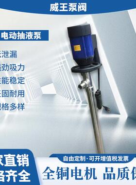 电动抽液泵促销SB-8不锈钢抽液插桶泵方便快捷抽油泵