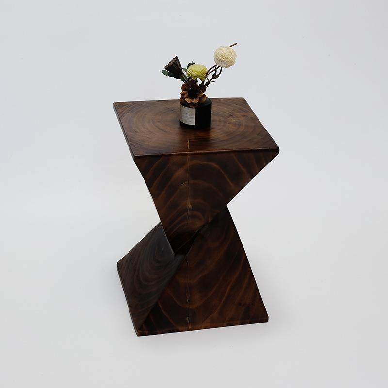 现代实木火烧茶几小户型客厅原木创意边几极简约异形凳子复古摆件,节庆用品/礼品,新娘配件,淘宝优惠券,粉丝福利购,淘宝优惠卷