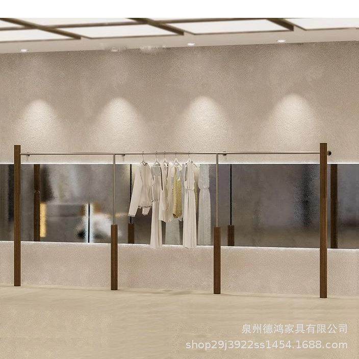 服装店展示架陈列架上墙挂衣杆墙壁实木落地衣架女装店专用货架子,农用物资,其他肥料,淘宝优惠券,粉丝福利购,淘宝优惠卷