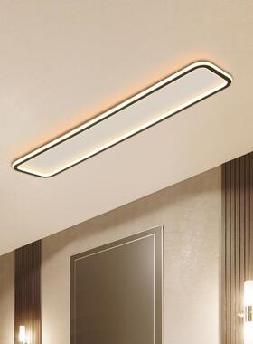 led吸顶灯现代简约长条过道阳台灯走廊玄关楼道北欧卧室灯具