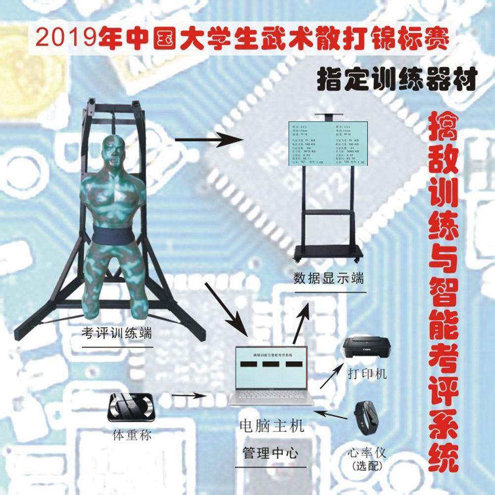 擒敌训练与智能考评系统搏击功力训练与智能考评系统拳击力量测力