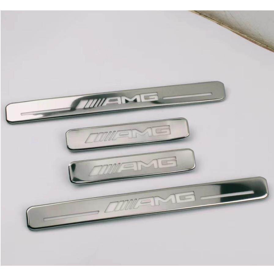 19-23benz奔驰大G级W463W464G63AMG带灯门槛条迎宾踏板白金款