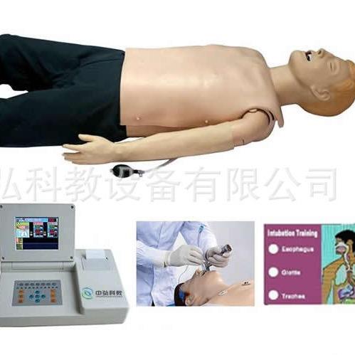高级多功能急救训练模拟人(心肺复苏CPR与气管插管综合功能)
