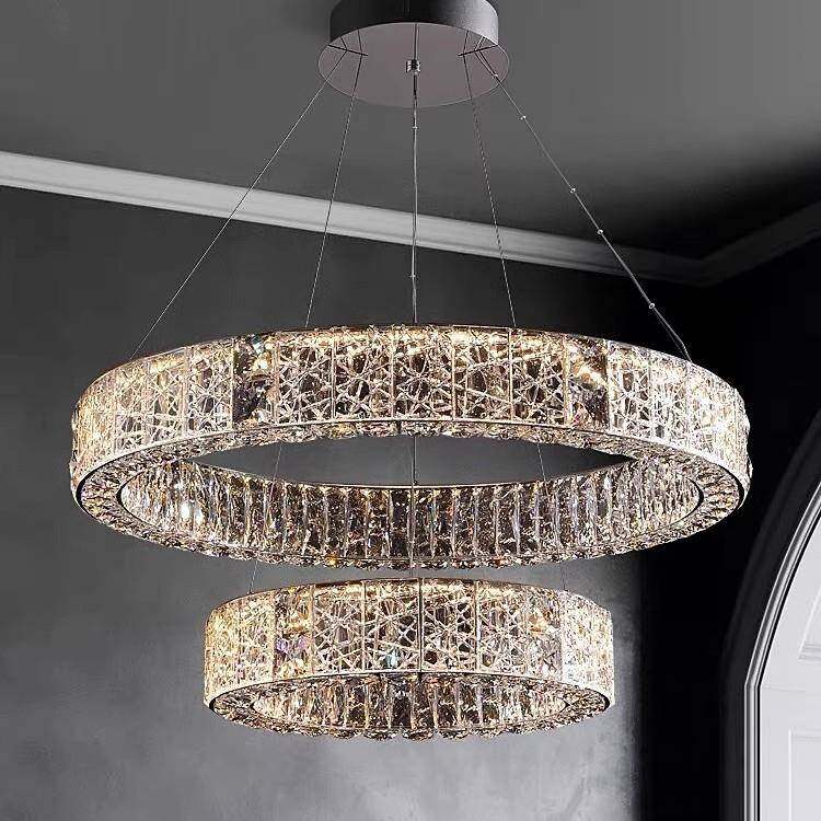 轻奢客厅吊灯2025新款水晶灯高档大气圆环高级感卧室餐厅家用灯具,纺织面料/辅料/配套,纺织机械配件,淘宝优惠券,粉丝福利购,淘宝优惠卷