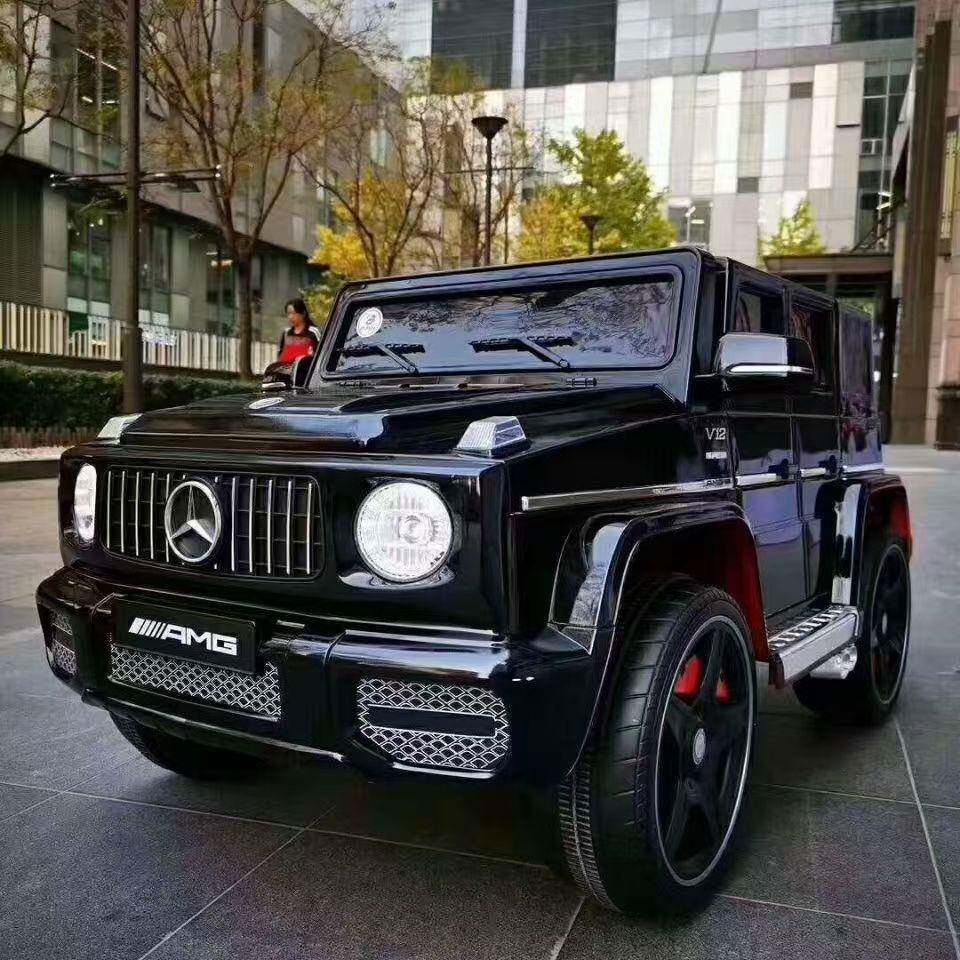 萨玛特7188奔驰G65儿童电动汽车四轮越野遥控可坐人四驱玩具童车