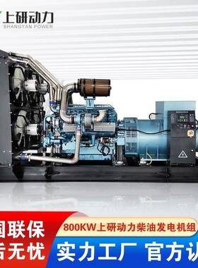 1000KW上研动力柴油发电机组上海斯坦福无刷发电机项目备用电源
