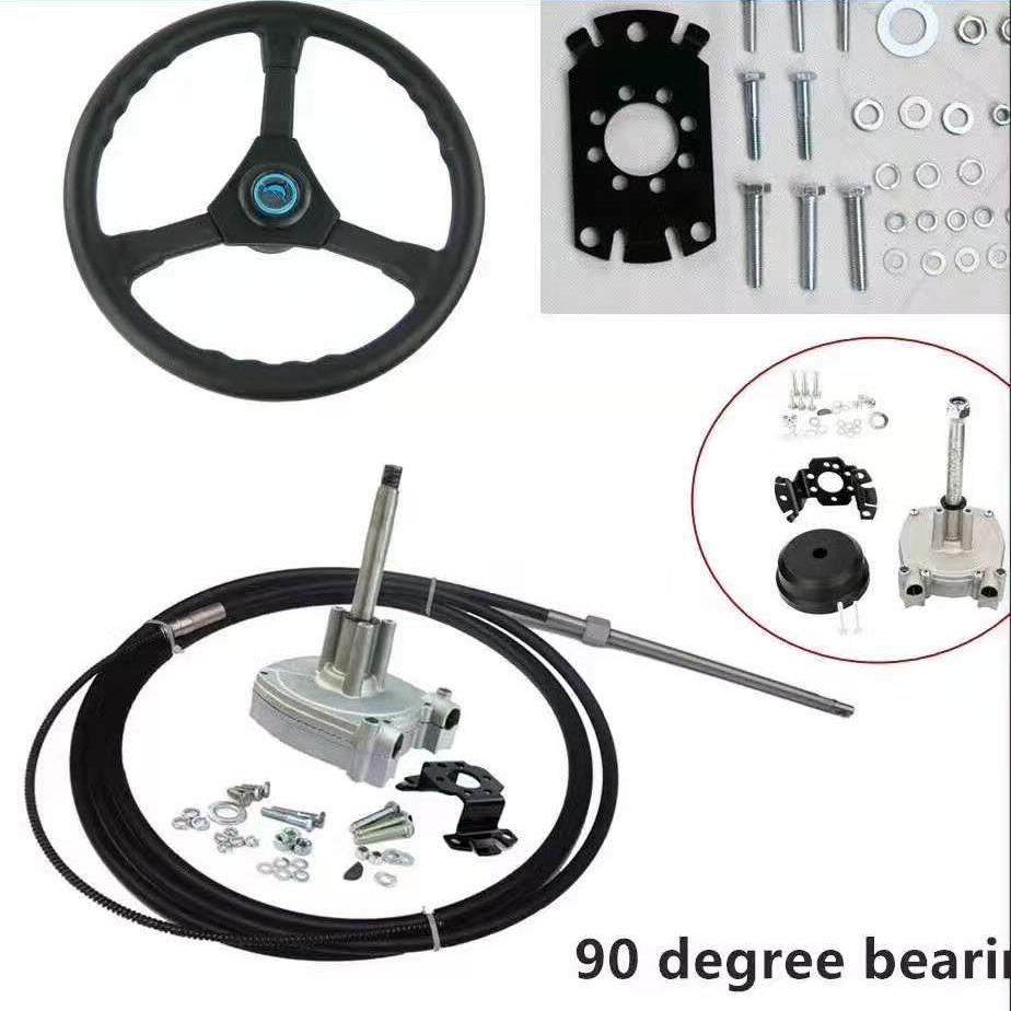 船外机方向系统、船外机前操机械舵快艇方向系统挂机通用方向线