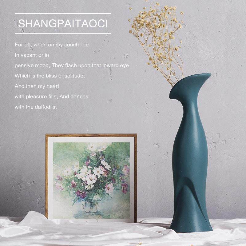 现代简约家居装饰客厅房间餐桌玄关亚光陶瓷插花花瓶工艺摆件,纺织面料/辅料/配套,纺织机械配件,淘宝优惠券,粉丝福利购,淘宝优惠卷