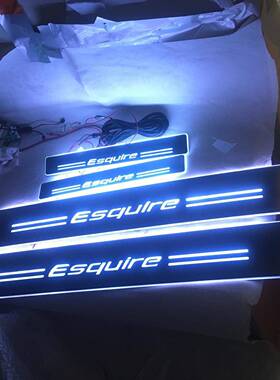 4片适用于丰田NOAHVOXYEsquire流光动态门槛条带LED灯迎宾踏板