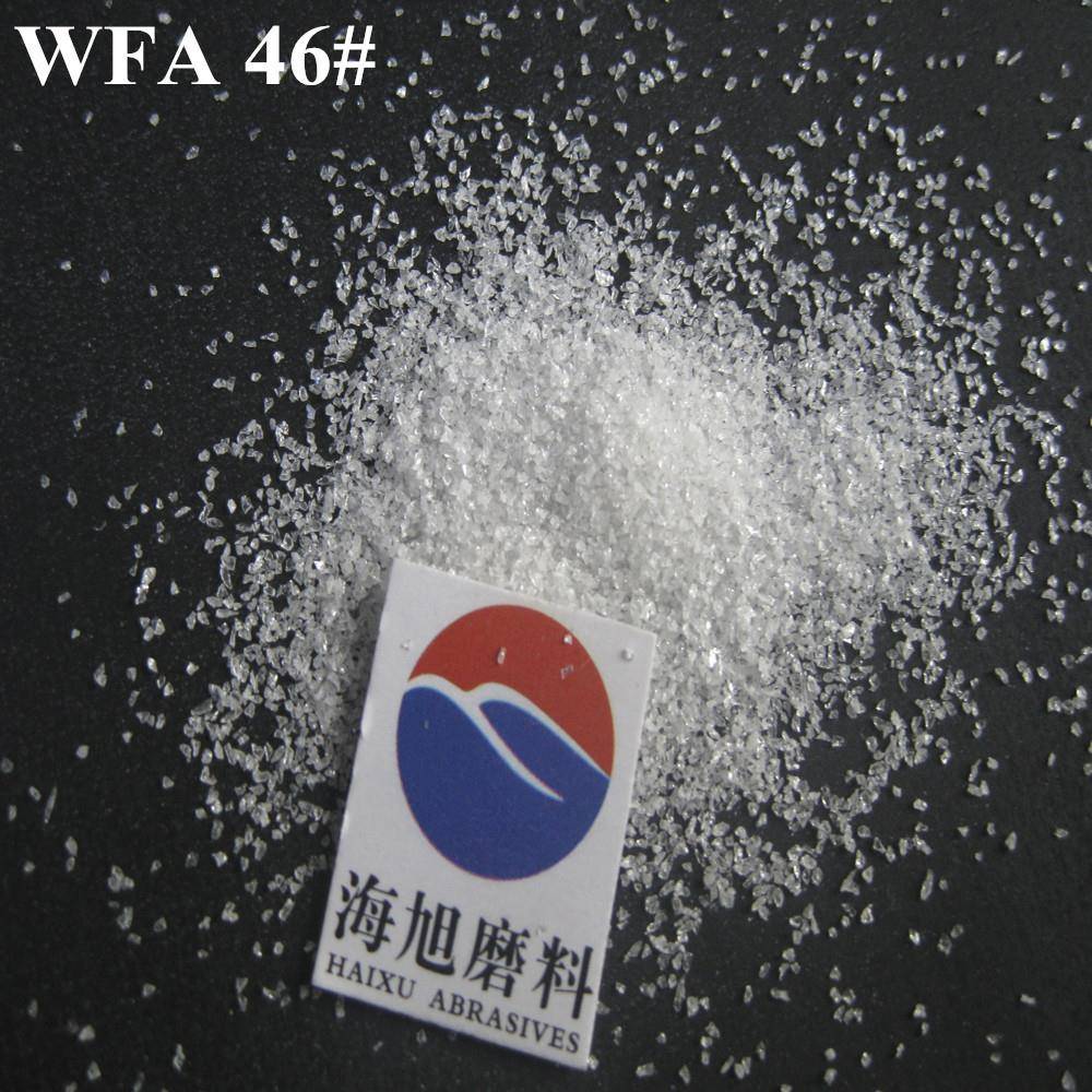 24小时内发货Al2O3≥99.2%白刚玉F46#目喷砂磨料白刚玉