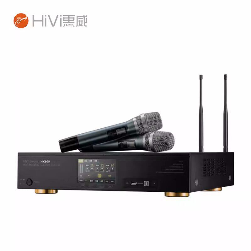 HiVi/惠威HK800/HK1200智能三合一触屏功放舞台家庭卡拉OK功放机