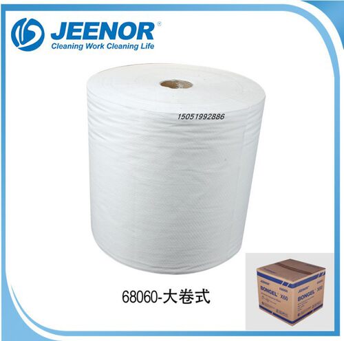 JEENOR/洁诺68060BONGELX60工业擦拭布白色31*34cm大卷无尘
