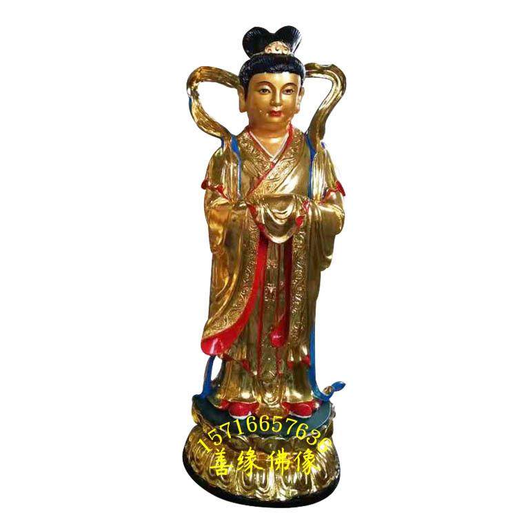玻璃钢雕像金童玉女神像善财龙女神像七姑娘神像