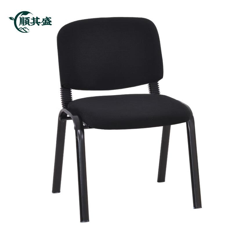 办公家具办公椅新闻椅家用电脑椅简约靠背麻布椅加粗管培训椅子