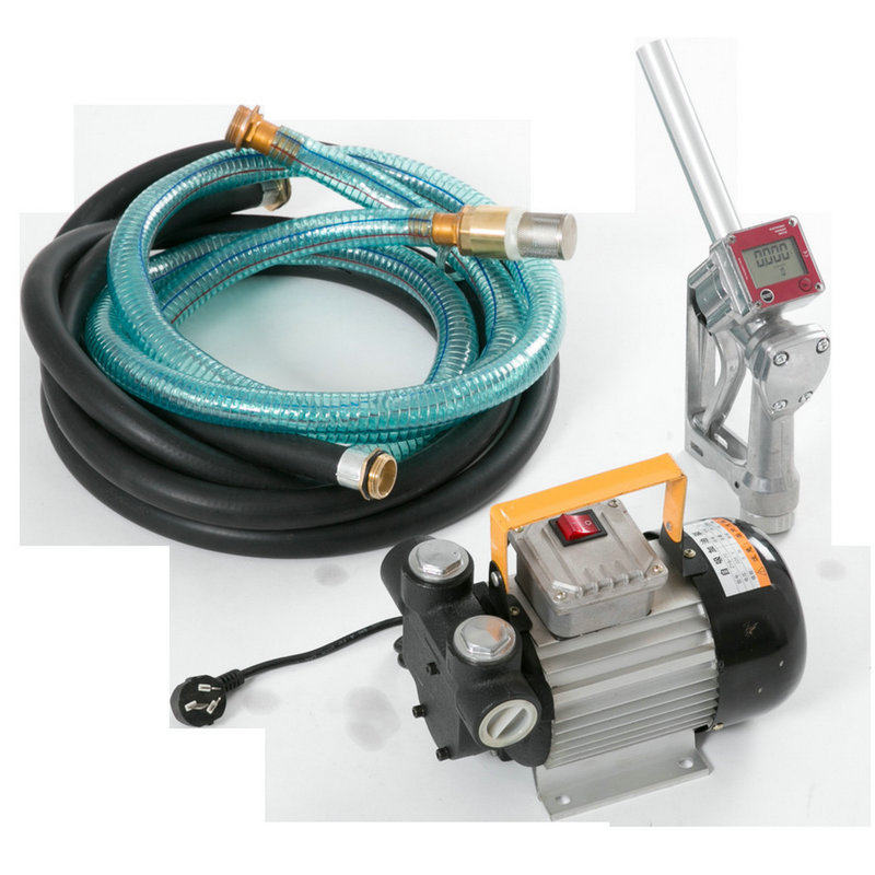 计量加油泵电子齿轮枪组合柴油抽油加油泵12V24V220V包邮