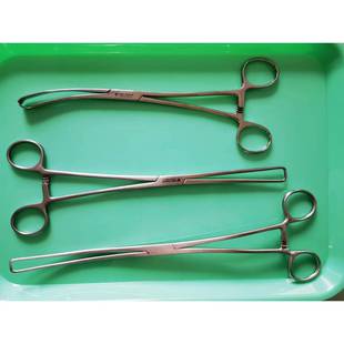 外贸宫颈钳鼠齿钳夹持钳爪钳降低子宫颈钳子双拉伸钳提取钳