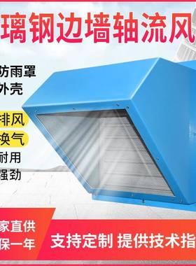 WEXD玻璃钢边墙风机化工厂冶金房壁式排风机抽风机边墙送风机