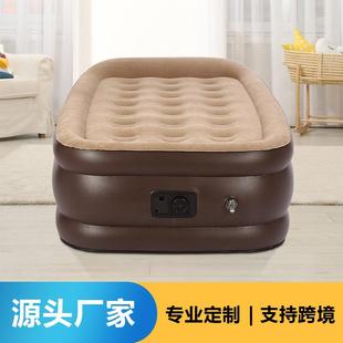 单人加高充气床垫pvc户外气垫床折叠单双人加厚植绒家用充气床垫