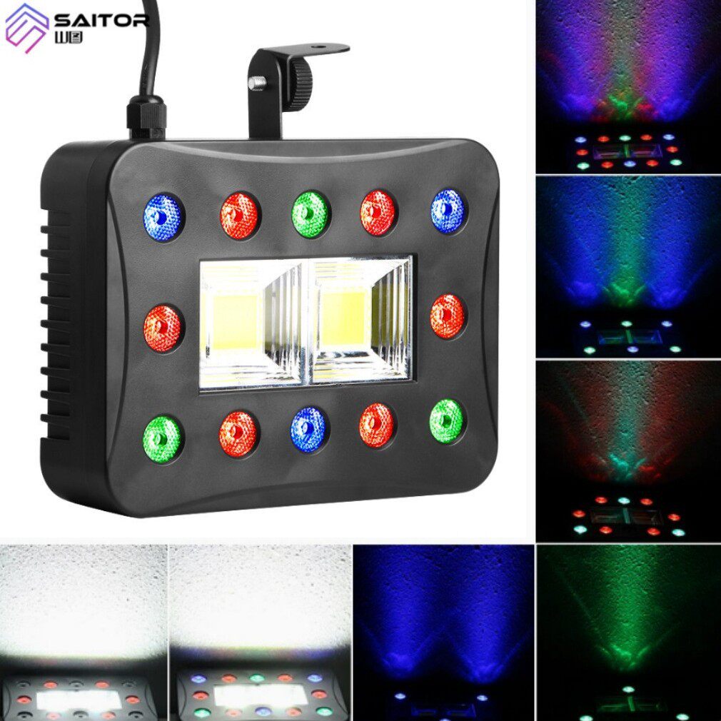 新款 LED舞台灯 30W频闪灯RGB+白光 酒吧 KTV氛围灯 婚礼装饰灯