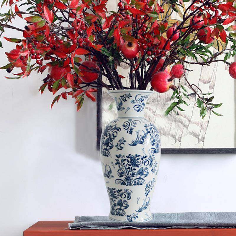 青花瓷花瓶新中式陶瓷花器储物罐客厅玄关插花装饰笔筒水仙花摆件,收纳整理,烫衣板及配件,淘宝优惠券,粉丝福利购,淘宝优惠卷