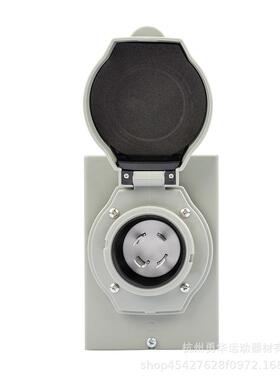 Em210319发电机充电桩L14-30P30A125/250V灰色指示灯美式家用