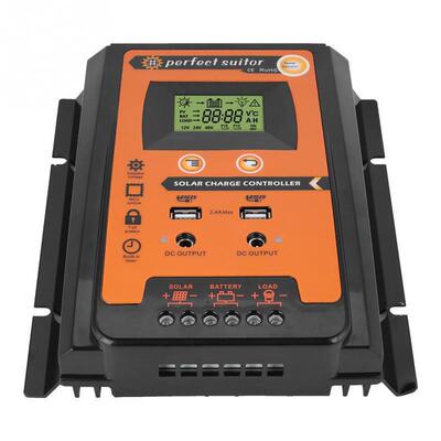 新爆款PWM太阳能控制器12V24V30A50A70A太阳能电池充放电控制器