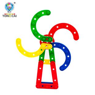 儿童科教玩具拼接积木大颗粒拼搭塑料益智早教智力开发雪花片拼装