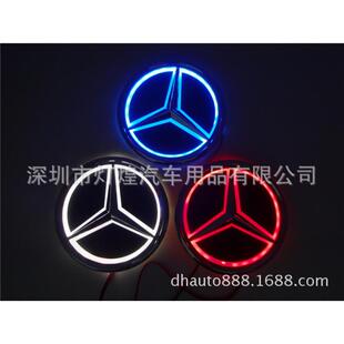 5D适用于奔驰车标灯S350S300L混合动力车标灯LED车标灯尾灯