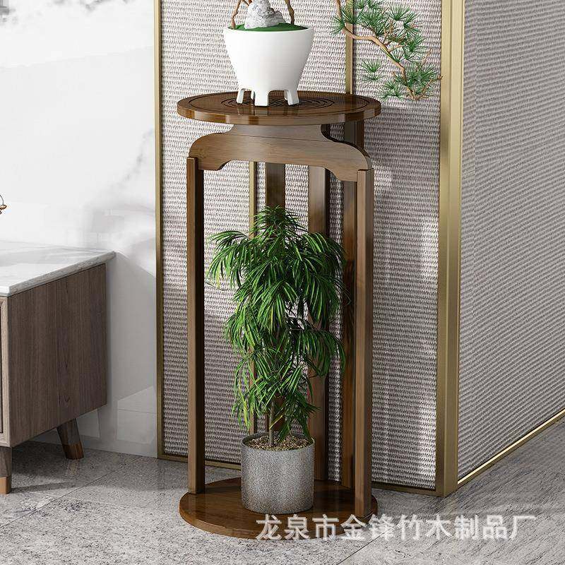 室内花架客厅电视柜旁落地新中式花台实木摆件置物架绿萝花盆架子,纺织面料/辅料/配套,纺织机械配件,淘宝优惠券,粉丝福利购,淘宝优惠卷