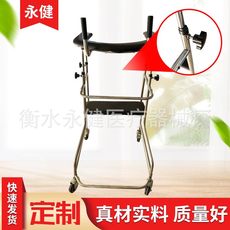 B10全钢高位执行器老人瘫痪病人下肢训练器站立架辅助执行器