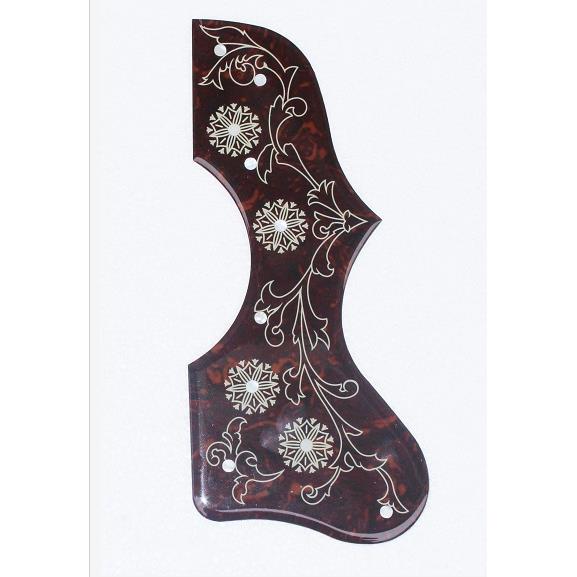 GibsonSJ20040-41寸白贝点弹性软胶吉他护板