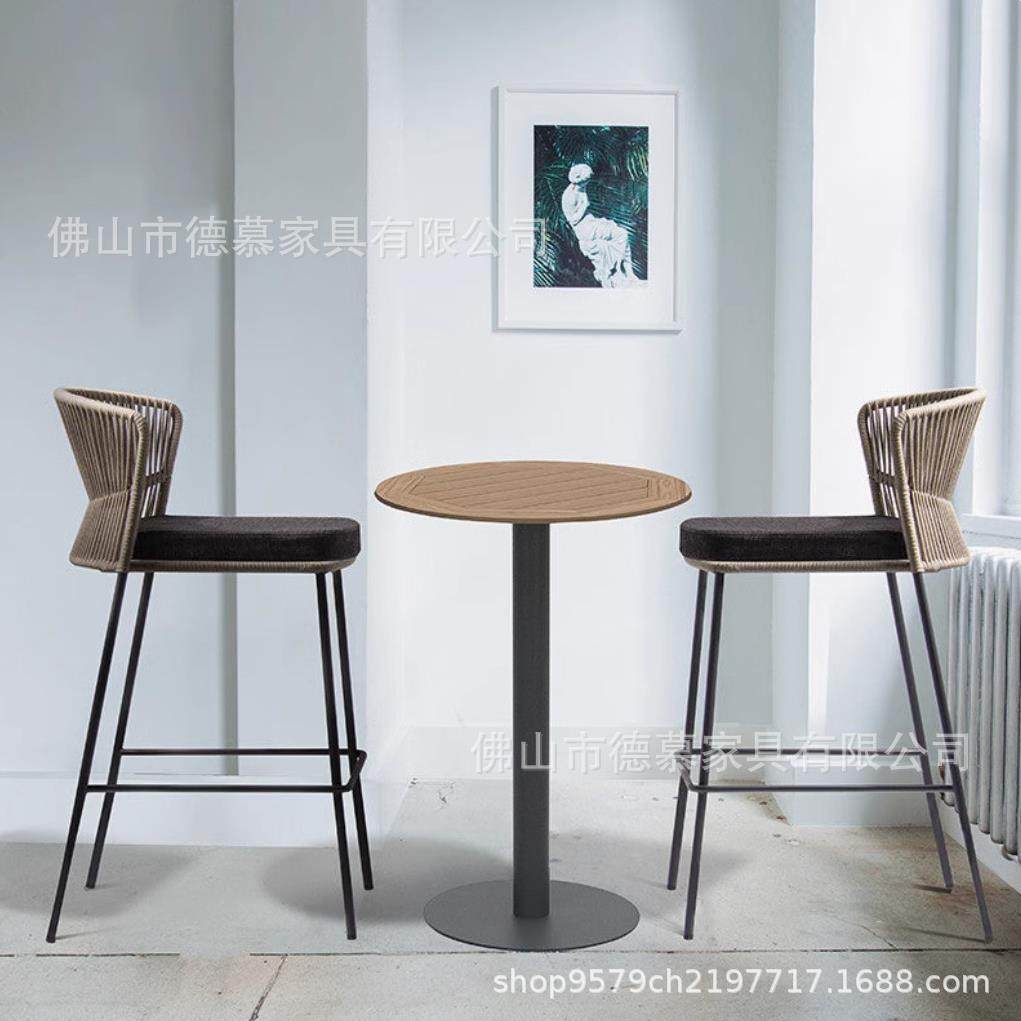 户外藤编吧台椅家用阳台吧台凳岛台高椅民宿花园高脚椅编织高脚凳,纺织面料/辅料/配套,纺织机械配件,淘宝优惠券,粉丝福利购,淘宝优惠卷