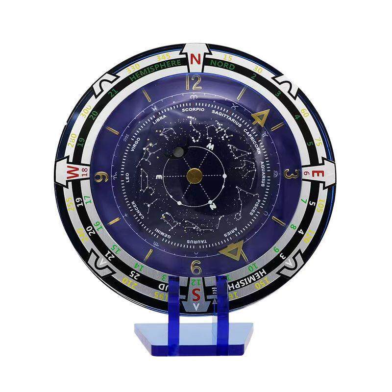 十二星座夜光星空台钟室内家用创意装饰座钟简约静音个性摆件