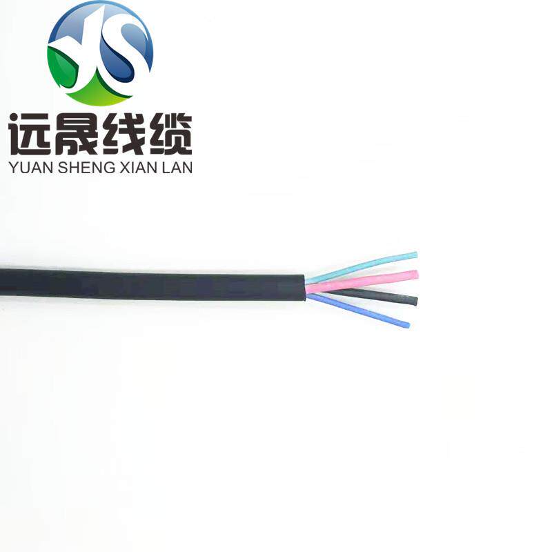 阻燃耐寒舞台灯连接线H05RN-F2*1.0+2*0.3橡胶线户外防水电源线